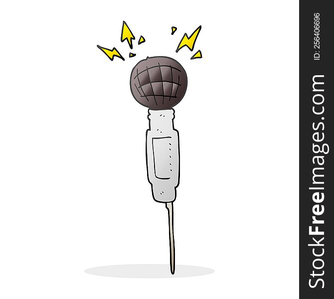 cartoon microphone