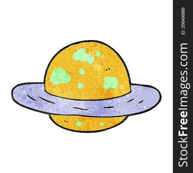 Textured Cartoon Planet