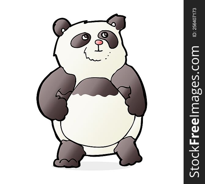 cartoon panda