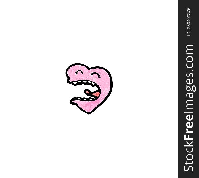 Cartoon Pink Heart