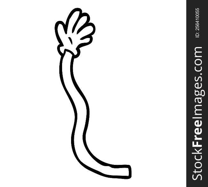 Line Drawing Cartoon Retro Hand Gestures