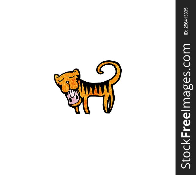 cartoon tiger