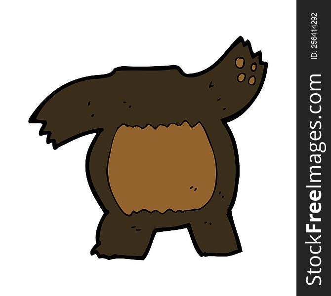 cartoon black bear body (mix and match or add own photos