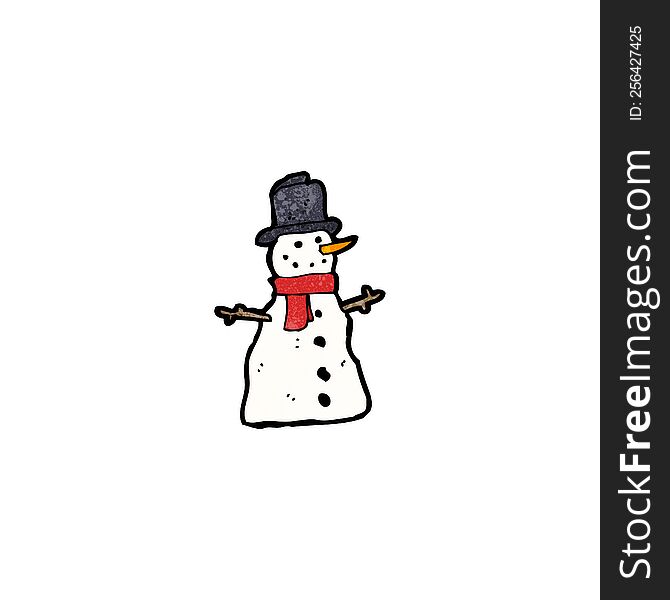 Cartoon Snowman