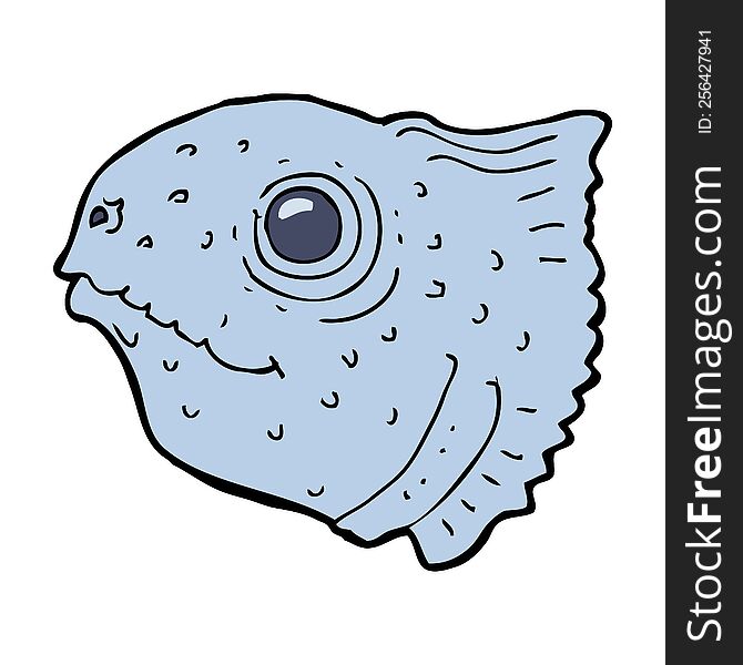 Cartoon Fish Head