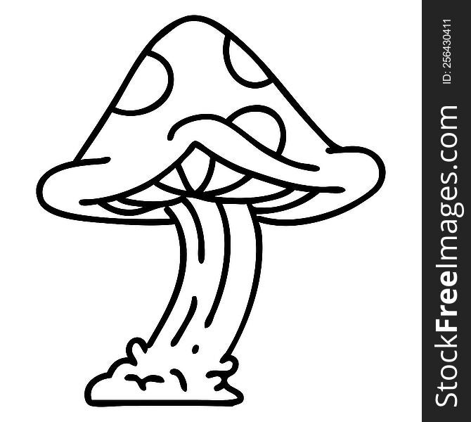 cartoon poisonous toadstool