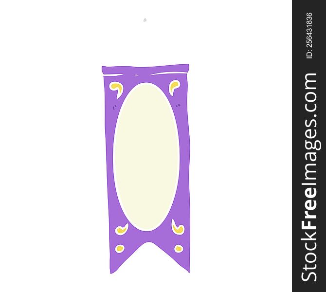 Flat Color Style Cartoon Hanging Regal Banner