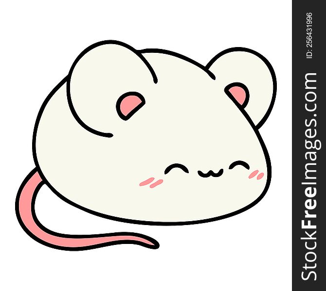 cartoon of a cute mouse. cartoon of a cute mouse