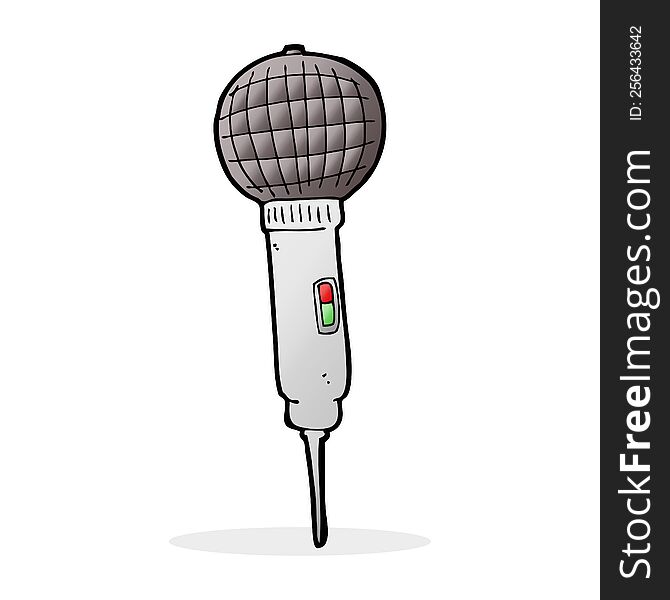 cartoon microphone