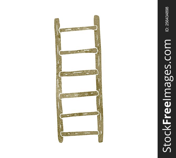 Retro Cartoon Ladder