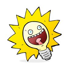 Cartoon Lightbulb Stock Photos Cartoon Lightbulb Stock Photos