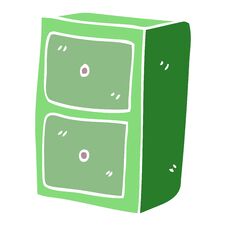 Cartoon Doodle Filing Cabinet Stock Image Cartoon Doodle Filing Cabinet Stock Image