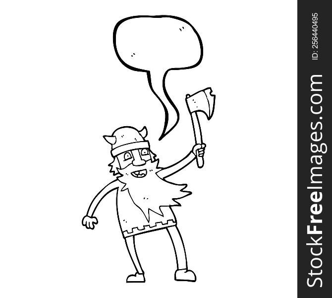 Speech Bubble Cartoon Viking