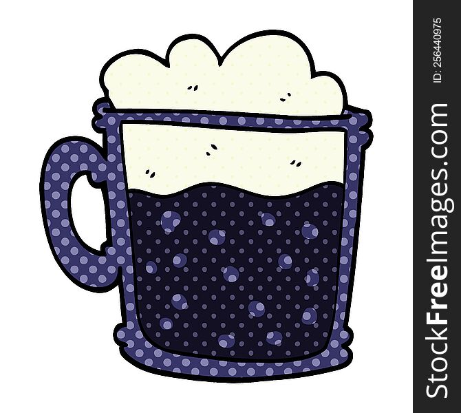 cartoon doodle cup of blackberry