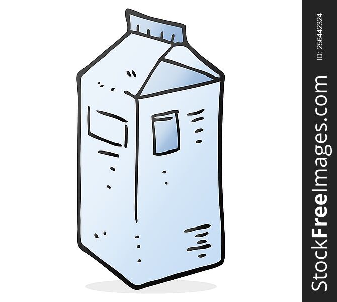 Cartoon Milk Carton