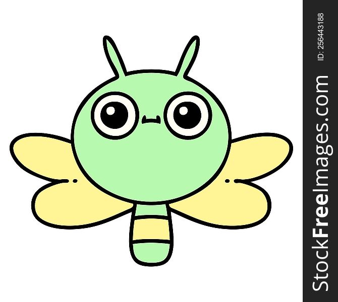 cartoon of a cute bug. cartoon of a cute bug