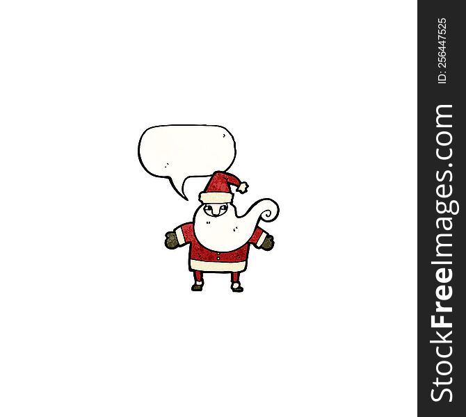 Cartoon Father Christmas