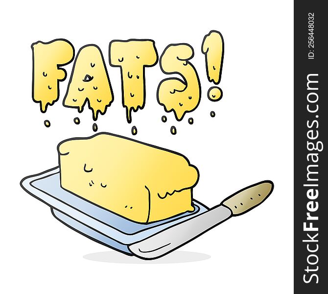 Cartoon Butter Fats