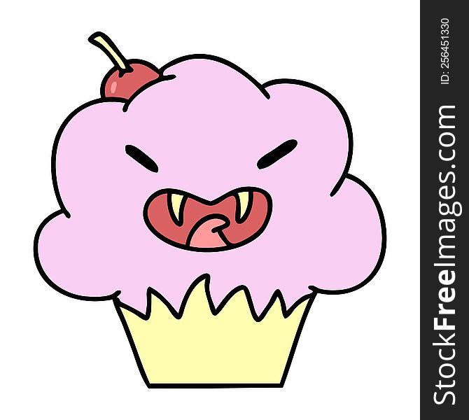 Spooky Vampire Muffin