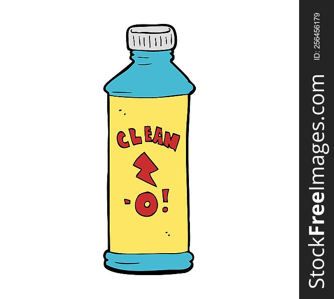cartoon cleaning product