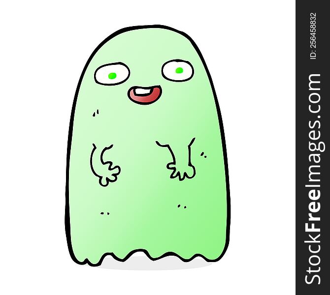 Funny Cartoon Ghost