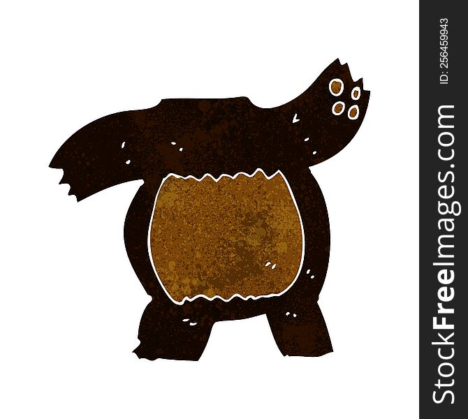 cartoon black bear body (mix and match or add own photos