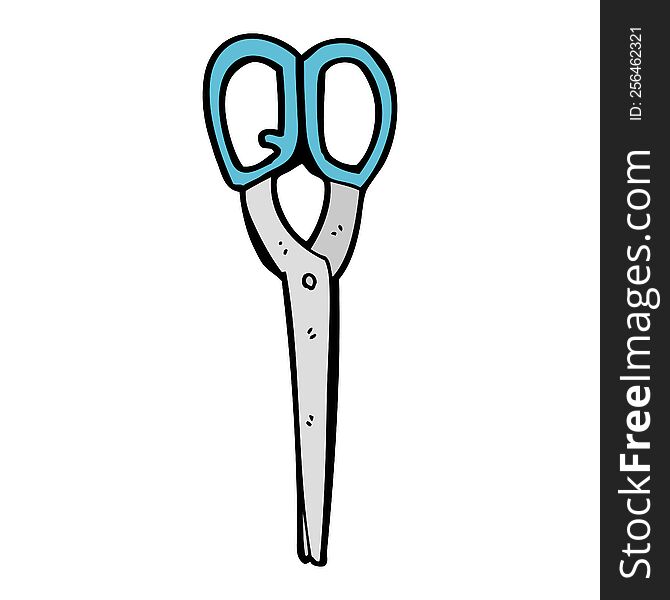 cartoon scissors