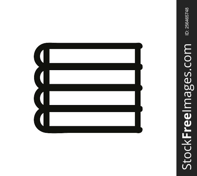 stack of books icon symbol