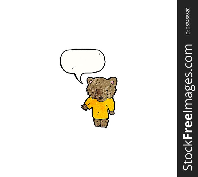 Cartoon Bear In Tee