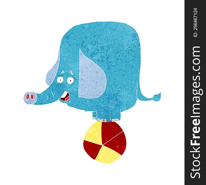 cartoon circus elephant