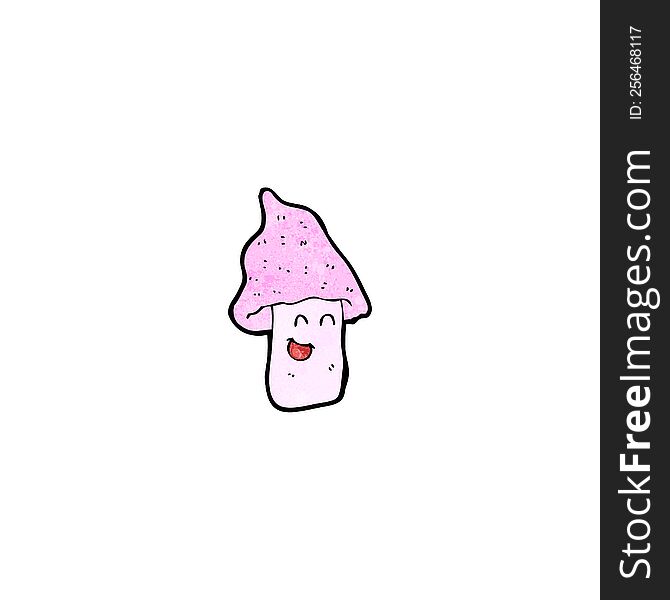 mushroom cartoon character