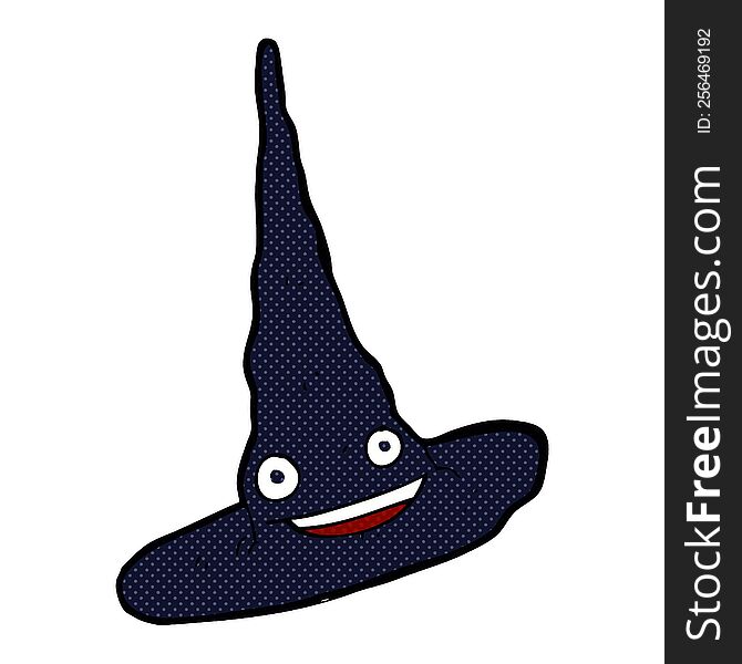 cartoon witch s hat