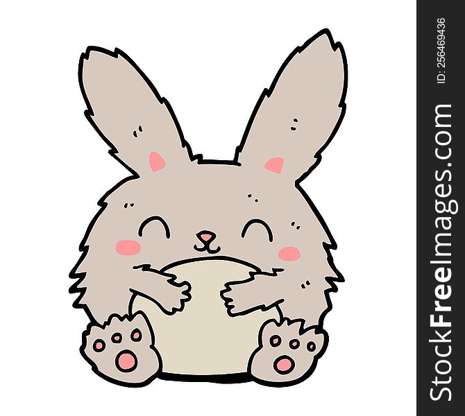 cute cartoon rabbit