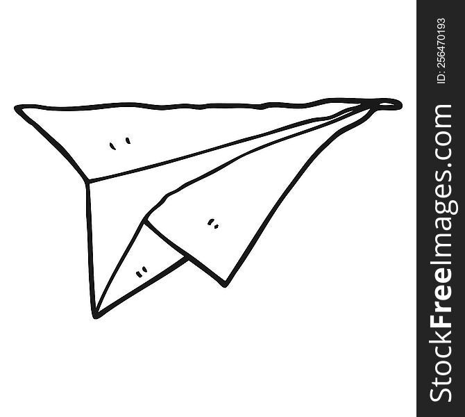 Cartoon Paper Airplane