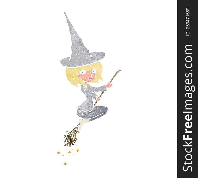 cartoon halloween witch