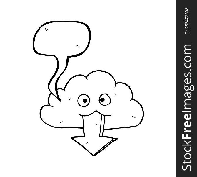 Speech Bubble Cartoon Download From The Cloud