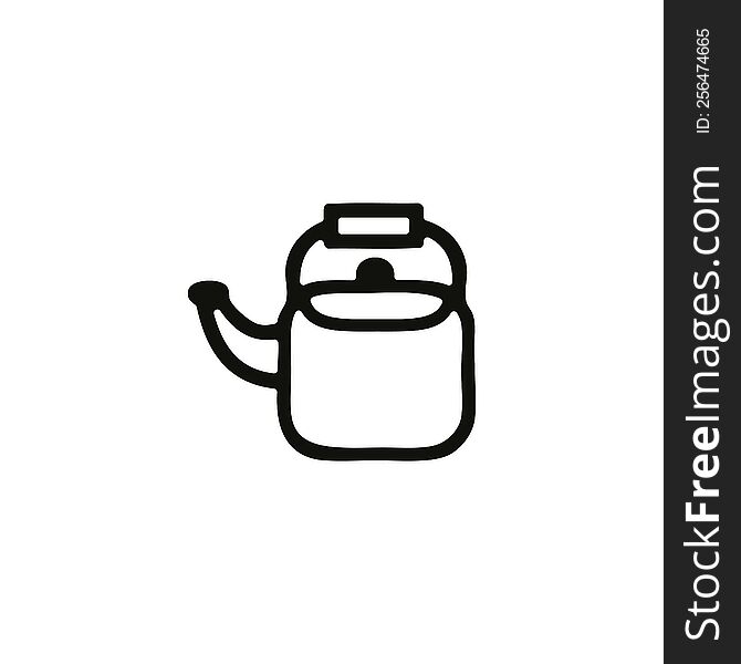 kitchen kettle icon symbol