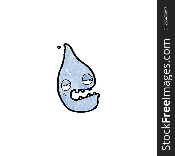cartoon water drop