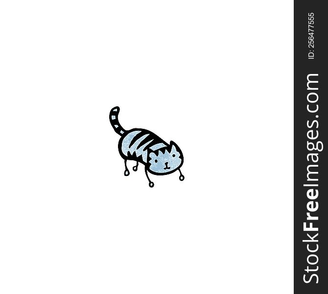 cute cartoon doodle cat