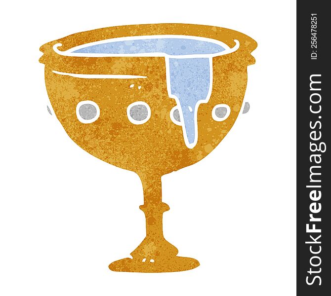 Retro Cartoon Medieval Cup