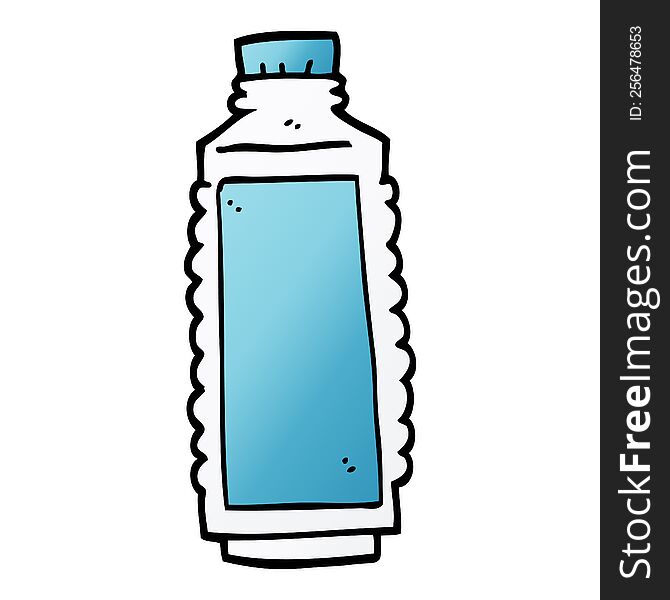 cartoon doodle drinks bottle