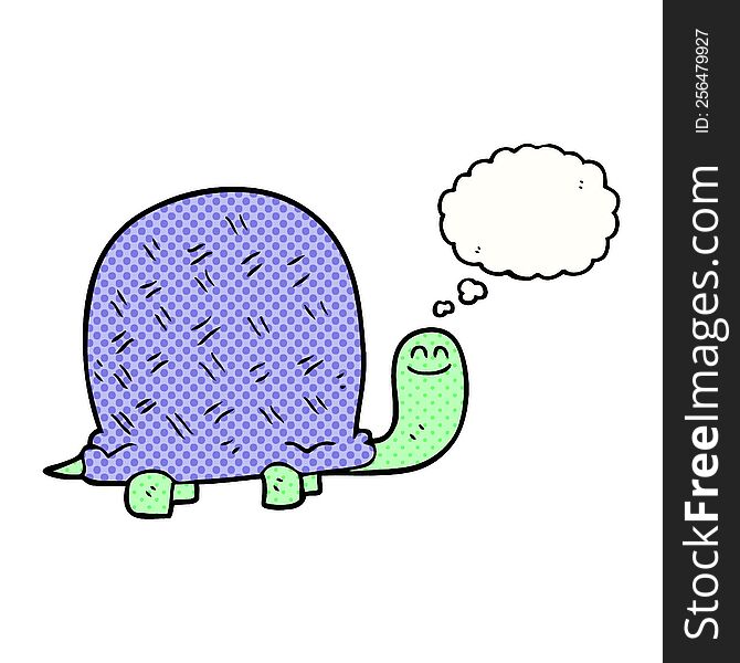 Thought Bubble Cartoon Turtle