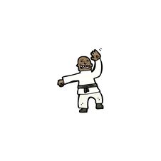 Free Cartoon Judo Chop Royalty Free Stock Images - 256480099