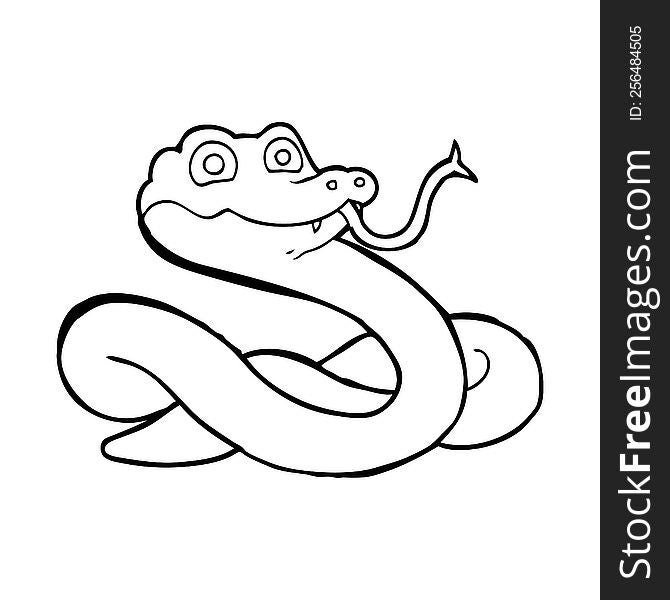 cartoon snake