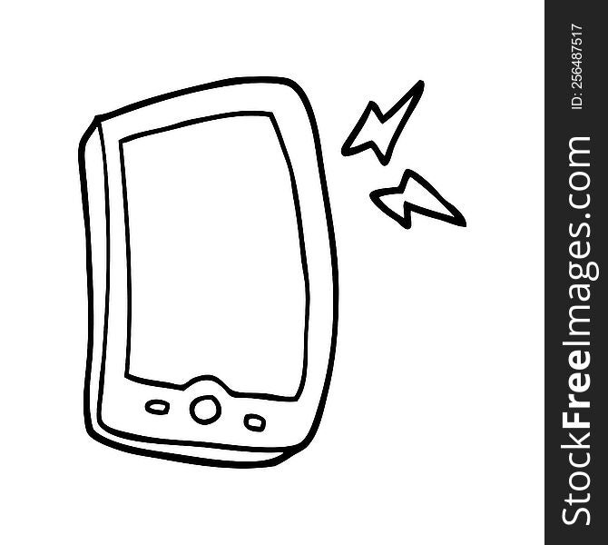 Cartoon Mobile Phone