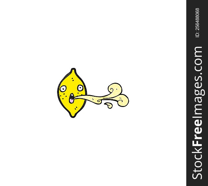 Cartoon Squirting Lemon