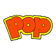 Cartoon POP Symbol Royalty Free Stock Photos