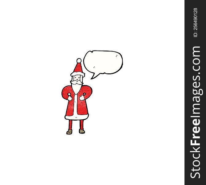 cartoon santa claus