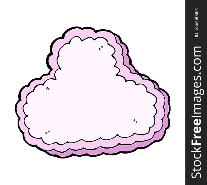 cartoon decorative cloud