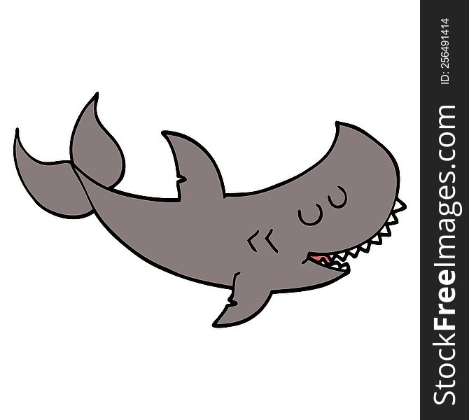 cartoon shark